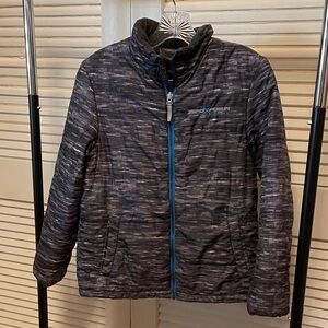 ZeroXposur Kids Puffer Jacket - Black and Blue